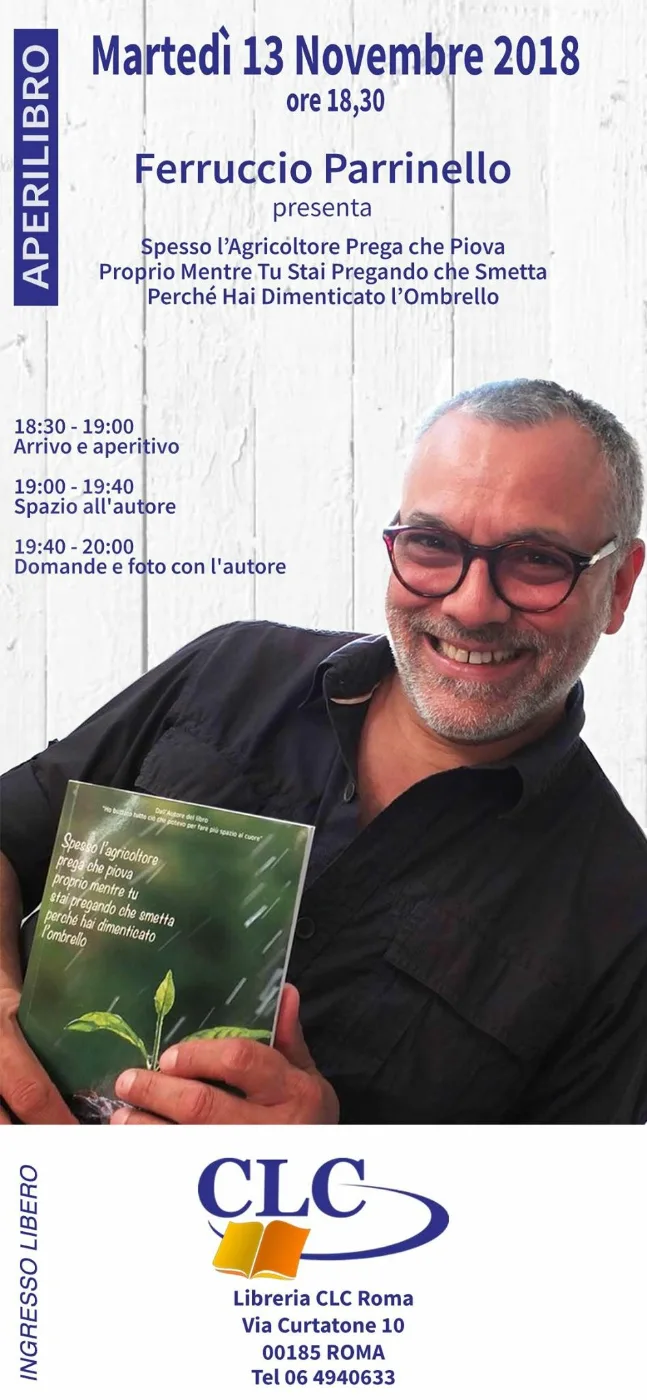 Locandina Aperilibro Libreria C.L.C. - Roma