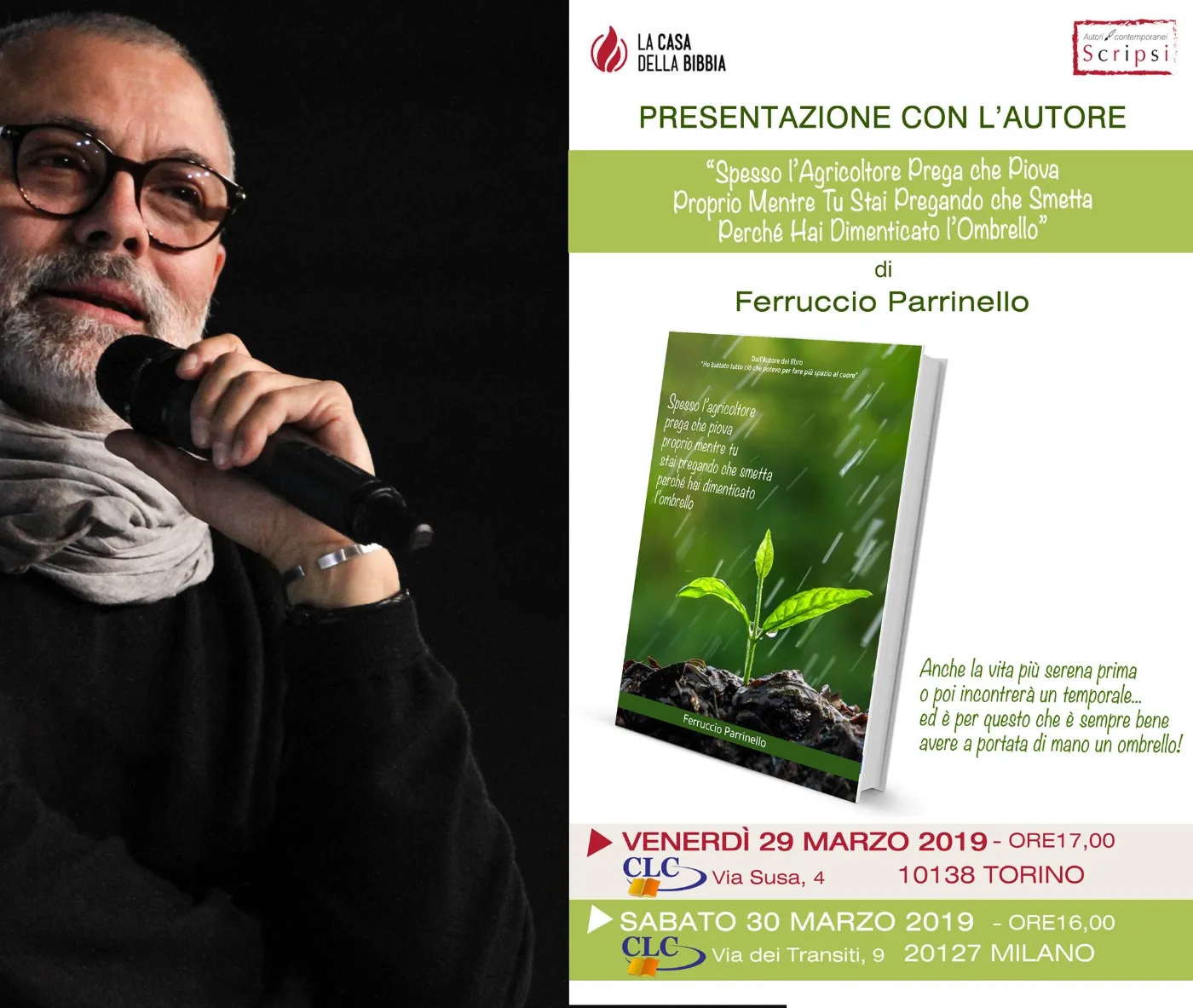 Locandina Presentazione Libreria C.L.C. - Torino