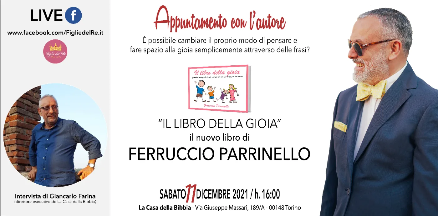 Locandina Presentazione La Casa della Bibbia con diretta
